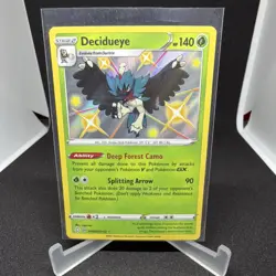Pokemon TCG Decidueye Shining Fates SV003/SV122 Stage 2 Holo Rare 140 HP - Image 1