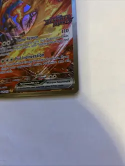 Pokemon TCG Team Rockets Moltres EX Card 229/182 Stamped Destined Rivals SIR - Image 4