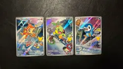 Pokemon First Partner Illustration Collection Series 1 Sinnoh Starters GEN 4 - Image 1