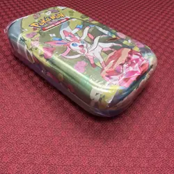 Pokemon TCG Scarlet & Violet Prismatic Evolutions Mini Tin SEALED NEW Sylveon - Image 3