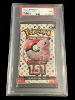 2023 Pokemon Int’l - SCARLET & VIOLET 151 - Foil Pack - PSA MINT 9 Graded TCG - Image 1