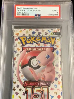 2023 Pokemon Int’l - SCARLET & VIOLET 151 - Foil Pack - PSA MINT 9 Graded TCG - Image 3