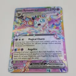 Pokemon Sylveon EX 041/131 Sv: Prismatic Evolutions Double Rare Holo 270 HP - Image 2