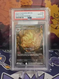 Pokemon Ninetales Obsidian Flames Illustration Rare #199 PSA 10 | Support Kids - Image 1