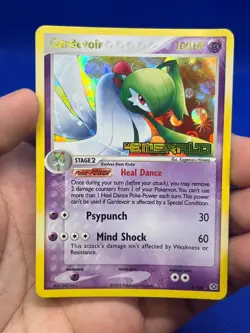 2005 Pokemon EX Emerald Gardevoir 4/106 Stamped Reverse Holo Rare DMG/CREASED - Image 2