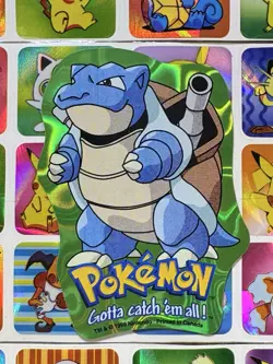 Pokemon Blastoise Holo Vintage Pocket Monsters Vending Machine Sticker 98 Konica - Image 1