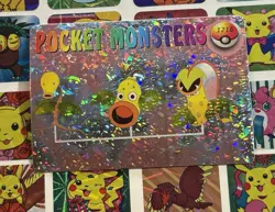 Pokemon Charizard Vintage Pocket Monsters Vending HOLO Prism Sticker 99 Nintendo - Image 2
