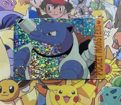 Pokemon Vintage Pocket Monsters Vending HOLO Prism Sticker 1999 Bandai Nintendo - Image 1