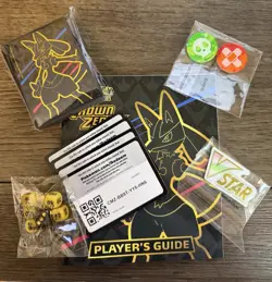 2023 Pokemon Crown Zenith ETB Accessory Bundle - Book/Die/Redemption X4/Sleeves - Image 1