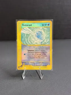Pokemon Vintage Reverse Holo Remoraid 105/147 Aquapolis Wotc E-Reader 2003 - Image 1