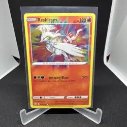 Pokemon TCG Reshiram Shining Fates 017/072 Basic Amazing Rare Holo 120 HP - Image 1