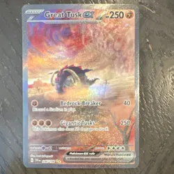 Pokemon TCG Great Tusk ex 246/198 SV01: Scarlet & Violet Holo Special Illustrat… - Image 1