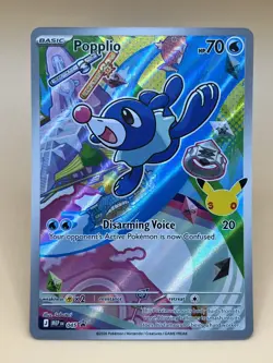Pokemon ~ Popplio MEP 045 First Partner Illustration Promo 30th Anniversary : NM - Image 1