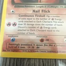 Pokemon Dark Charizard Team Rocket 4/82 Holo Rare Unlimited English 2000 - Image 3