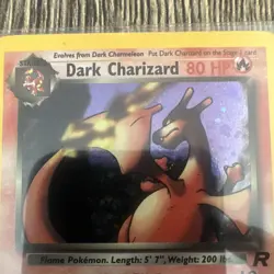 Pokemon Dark Charizard Team Rocket 4/82 Holo Rare Unlimited English 2000 - Image 4