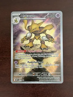Alakazam 009 Black Star Promo Mega Evolution Pokemon NM - Image 1