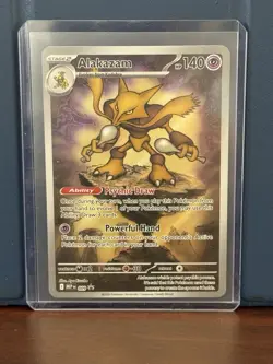 Alakazam 009 Black Star Promo Mega Evolution Pokemon NM - Image 3