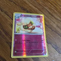 Whimsicott 71/124 Reverse Holo: Fates Collide Pokemon TCG Near Mint - Image 1