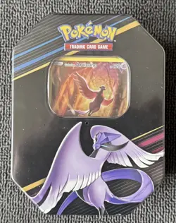 Pokemon Crown Zenith Galarian Articuno 4 Pack Tin TCG Brand New Sealed - Image 1