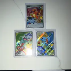 Charmander Bulbasaur Squirtle Pokemon TCG First Partner Illustration Collection - Image 2