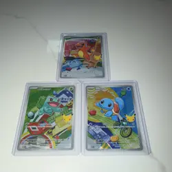 Charmander Bulbasaur Squirtle Pokemon TCG First Partner Illustration Collection - Image 3