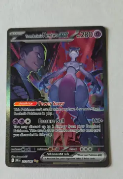 Pokemon 2025 Rocket's Mewtwo ex 231/182 Sv10: Destined Rivals Holo - Image 1