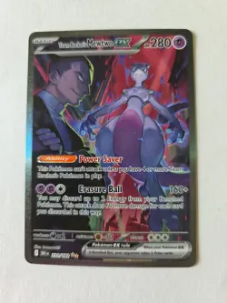 Pokemon 2025 Rocket's Mewtwo ex 231/182 Sv10: Destined Rivals Holo - Image 2