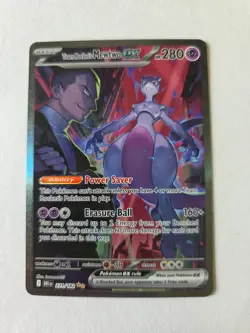 Pokemon 2025 Rocket's Mewtwo ex 231/182 Sv10: Destined Rivals Holo - Image 3