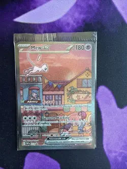 Mew ex SVP 053 Pokemon TCG Scarlet Violet 151 Black Star Promo Full Art SEALED - Image 1