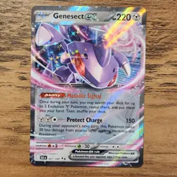 Genesect ex 067/086 NM Double Rare Pokemon SV Black Bolt Holo TCG Card Fresh - Image 1