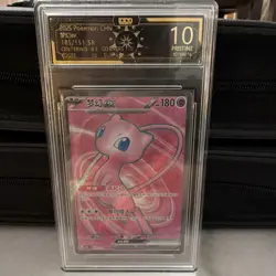 Pokemon Mew ex 185/151 SR Pristine 10 2025 CHN Ultra Rare Holo Chinese - Image 1