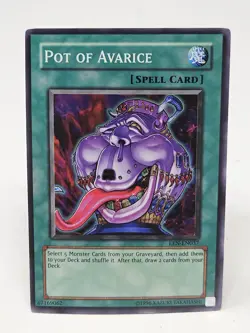 Yugioh Pot of Avarice EEN-EN037 Super Rare LP - Image 1
