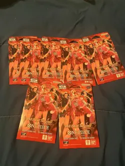 7 Pack Lot~One Piece ‘HEROINES EDITION” Sleeved Extra Booster~EB-03 English EB03 - Image 2