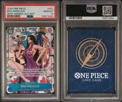 BOA HANCOCK MANGA ALT ART ONE PIECE OP07-500 YEARS IN THE FUTURE 2024 051 PSA 10 - Image 3