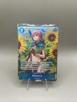 One Piece TCG Royal Blood OP-10 - Rebecca SR Alt Art Parallel OP10-058 - Image 1