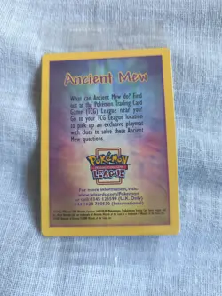 Pokemon TCG Ancient Mew Holo Card 2000 Movie Promo, Factory Sealed - Image 1