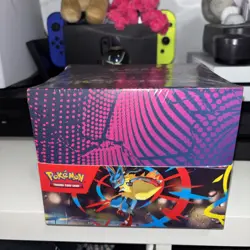Pokemon TCG Mega Heroes Mini Tin Display Factory Sealed 10 Mini Tins - Image 1