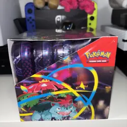 Pokemon TCG Mega Heroes Mini Tin Display Factory Sealed 10 Mini Tins - Image 4