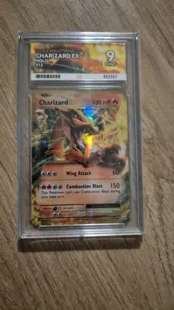 Pokemon TCG Charizard-EX XY Evolutions Holo Card 12/108 Rare Ace 9 - Image 1