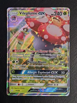 Vileplume GX 4/236 Pokemon Cosmic Eclipse Pokemon Card Pokemon TCG NM - Image 2