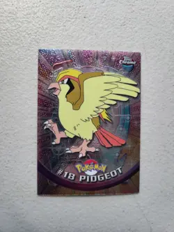 Pidgeot Topps Chrome Vintage Pokemon Card #18 Tcg 2000 series 1 MP Free Shipping - Image 1