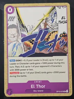 **El Thor OP15-075 Adventure on Kami's Island One Piece** - Image 1