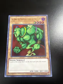 Yu-Gi-Oh! La Jinn the Mystical Genie of the Lamp Ultra Rare Card LCKC-EN002 - Image 1