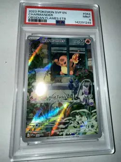 Pokemon TCG Charmander Promo Holo Sv: Scarlet & Violet #044 2023 English PSA 9 - Image 5