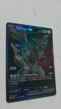Pokemon TCG Zekrom EX Black Bolt English Card 172/086 S&V - Image 2