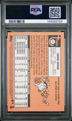2018 TOPPS HERITAGE #600 SHOHEI OHTANI ROOKIE RC PSA 9 - Image 2