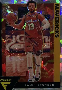 Jalen Brunson PSA 10 -2020 Panini Flux ‘Cracked Ice’ -Knicks, Mavs, Villanova - Image 4
