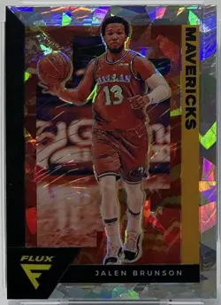 Jalen Brunson PSA 10 -2020 Panini Flux ‘Cracked Ice’ -Knicks, Mavs, Villanova - Image 5