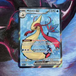 Pokemon TCG Milotic EX 217/191 Surging Sparks Secret Rare Card in NM Condition - Image 1