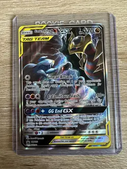 Pokemon Tag Team Garchomp And Giratina GX Number SM193 LP ** SEE DESCRIPTION** - Image 1